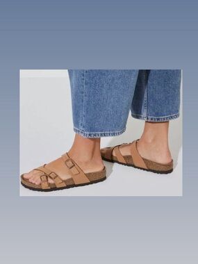 Birkenstock Pecan color cork Footbed Marked Size 38 NWT
